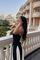 Lovie | Two Tone Maxi – Strapless Colour Block Formal Evening Wedding Guest Dress