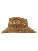 Lucia | Western Woven Cowboy Hat – Beach Travel Shell Band Wide Brim