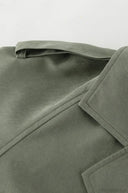 Macy | Belted Trench Jacket – Wide Lapel Long Sleeve