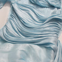 Madelyn | Cape Sleeve Maxi Dress – Draped Long Sleeve Evening Gown