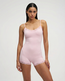 Margaret | Lace Trim Romper – Sleepwear Scoop Neck Spaghetti Straps Short Legs