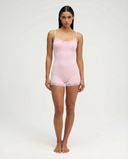 Margaret | Lace Trim Romper – Sleepwear Scoop Neck Spaghetti Straps Short Legs