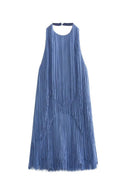 Millie | Halter Neck Fringe Tiered Mini – Sleeveless Party Occasion Dress
