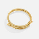 Moriah | Spiral Bracelet – Casual Layered Coil Wrap Open End Statement