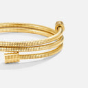Moriah | Spiral Bracelet – Casual Layered Coil Wrap Open End Statement