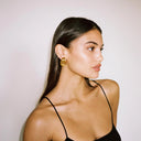Naomi | Gold Knot Door Knocker Stud Earrings – Triple Bar Ring Statement Jewellery
