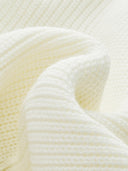 Nyomi | Cable Knit Tops – Casual Mock Neck Cap Sleeve Chevron Pattern