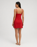 Soledad | Lace Trim Nightdress – Sleepwear V Neck Spaghetti Straps Side Panels