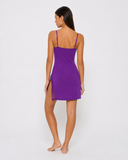 Soledad | Lace Trim Nightdress – Sleepwear V Neck Spaghetti Straps Side Panels