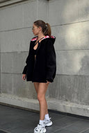 Xanthe | Lip Print Hoodie – Casual Long Sleeve Graphic Back Oversized Pullover