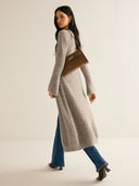 Zuri | Longline Knit Cardigan – Casual V Neck Button Front Long Sleeve